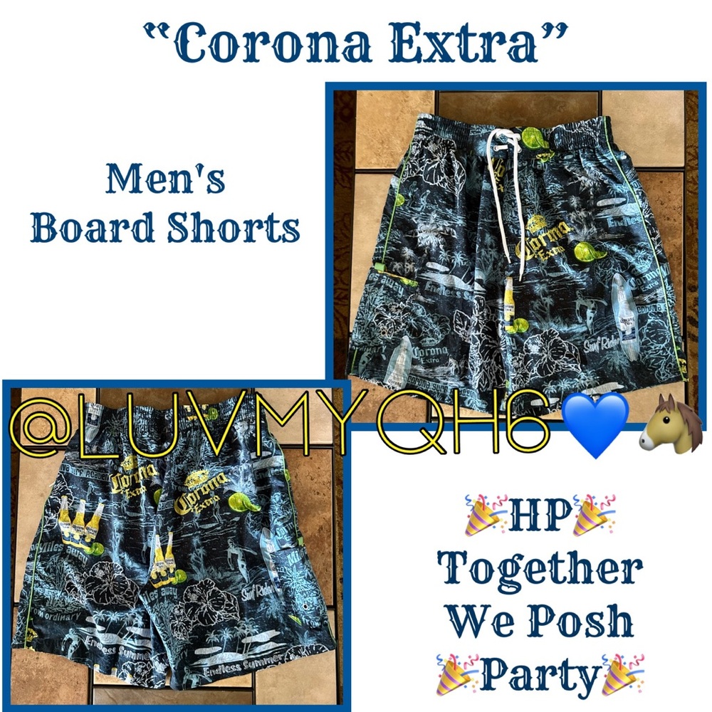 Men's Board Shorts “Corona Extra”🎉HP🎉